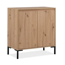 Buffet 2 Portes 1 Étagère L81 cm - PLOCK