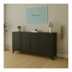 Buffet 4 portes 1 tiroir L177 cm - BERTRIX