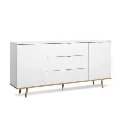 Buffet 2 Portes 3 Tiroirs L180 cm - COPENHAGUE