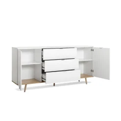 Buffet 2 Portes 3 Tiroirs L180 cm - COPENHAGUE
