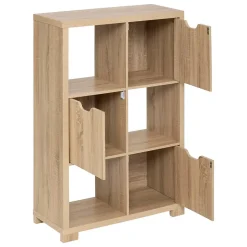 Buffet 3 portes Effet chêne naturel Bivoak - Atmosphera