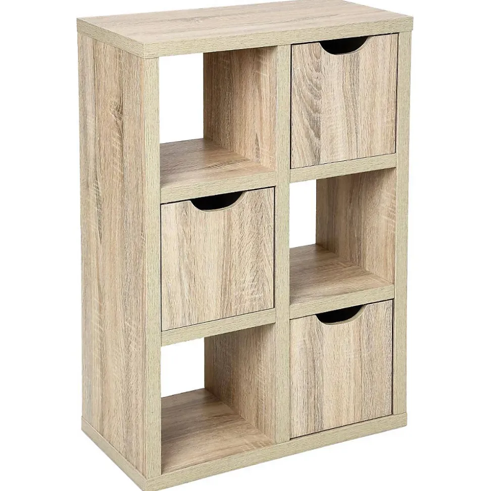 Buffet 3 portes Effet chêne naturel Bivoak - Atmosphera