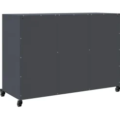 Buffet anthracite 100,5x39x72 cm acier vidaXL