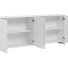 Buffet avec 4 portes - Blanc - NALYRA de Maison Céphy