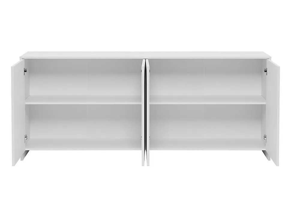 Buffet avec 4 portes - Blanc - NALYRA de Maison Céphy