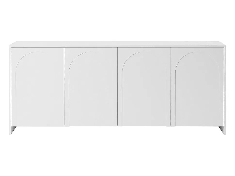 Buffet avec 4 portes - Blanc - NALYRA de Maison Céphy
