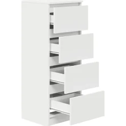 Buffet blanc 37,5x35x99 cm bois d'ingénierie vidaXL