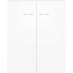 Buffet blanc 60x30x75 cm bois d'ingénierie vidaXL