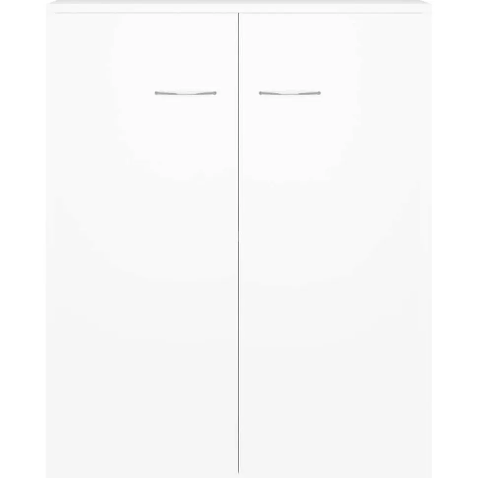 Buffet blanc 60x30x75 cm bois d'ingénierie vidaXL