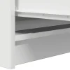 Buffet blanc 37,5x35x76 cm bois d'ingénierie vidaXL