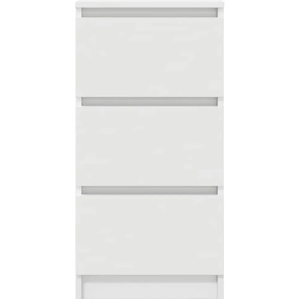 Buffet blanc 37,5x35x76 cm bois d'ingénierie vidaXL