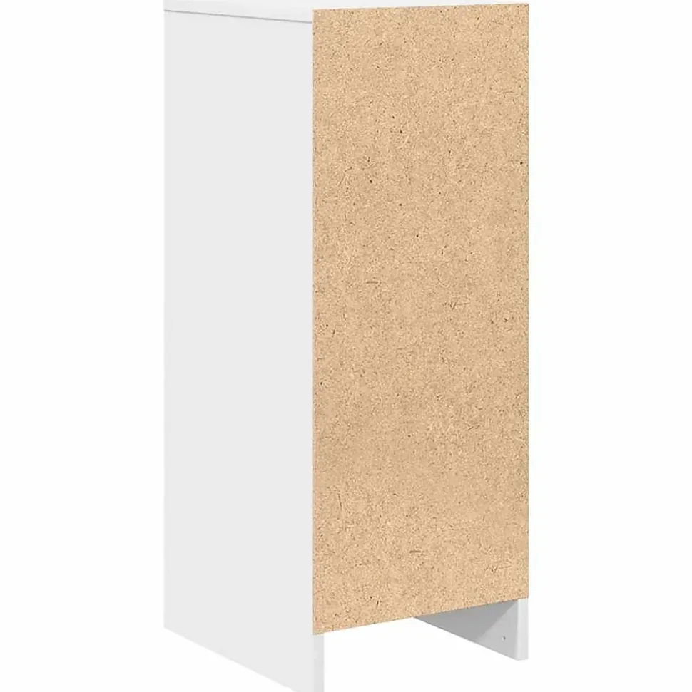 Buffet blanc 29,5x34x76 cm bois d'ingénierie vidaXL