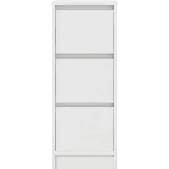 Buffet blanc 29,5x34x76 cm bois d'ingénierie vidaXL
