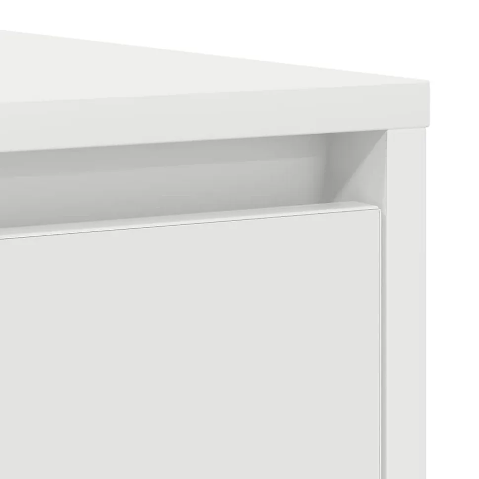 Buffet blanc 29,5x34x76 cm bois d'ingénierie vidaXL