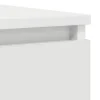 Buffet blanc 100x35x76 cm bois d'ingénierie vidaXL