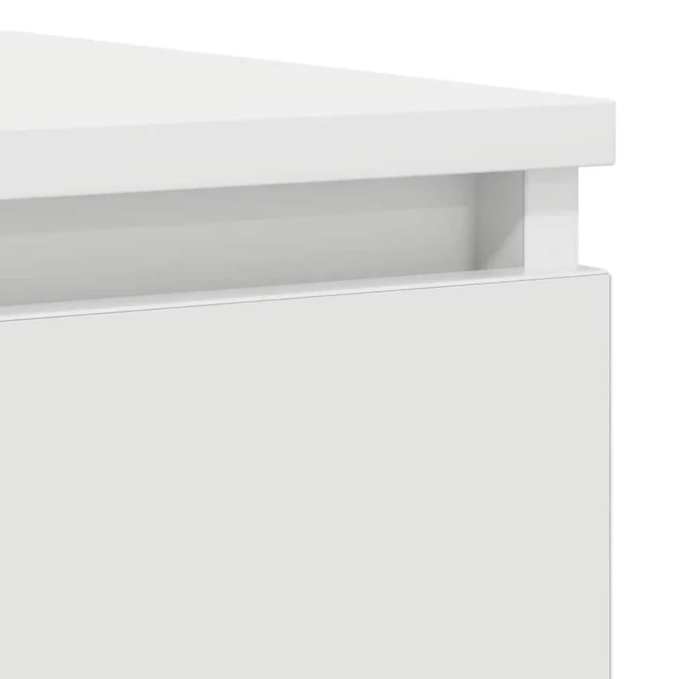 Buffet blanc 100x35x76 cm bois d'ingénierie vidaXL