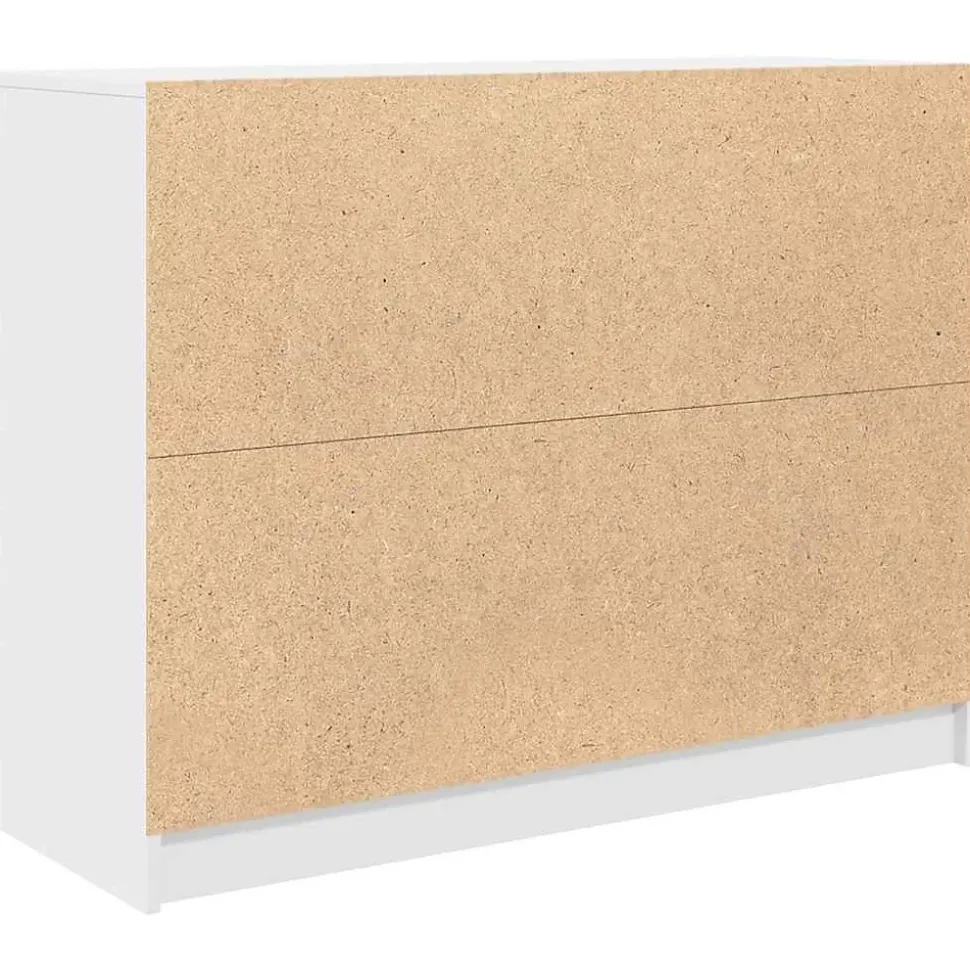 Buffet blanc 100x35x76 cm bois d'ingénierie vidaXL