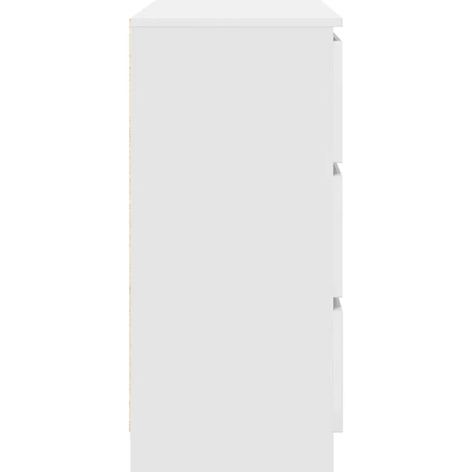 Buffet blanc 100x35x76 cm bois d'ingénierie vidaXL