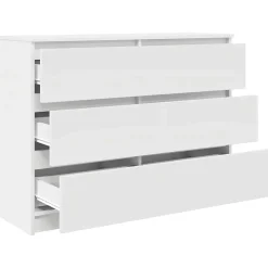 Buffet blanc 100x35x76 cm bois d'ingénierie vidaXL