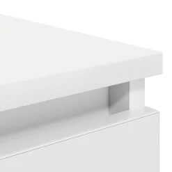 Buffet blanc 37,5x35x76 cm bois d'ingénierie vidaXL
