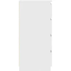 Buffet blanc 37,5x35x76 cm bois d'ingénierie vidaXL