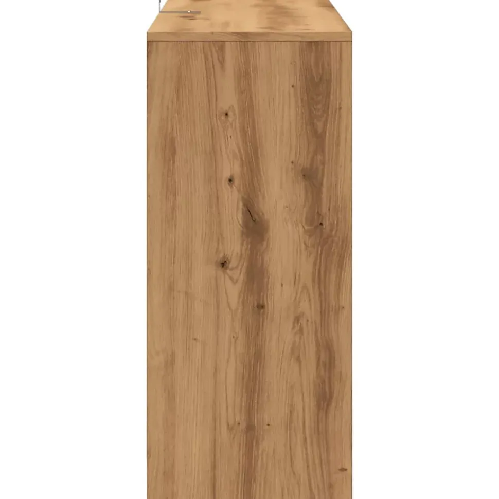 Buffet chêne artisanal 102x33x75 cm bois d'ingénierie vidaXL