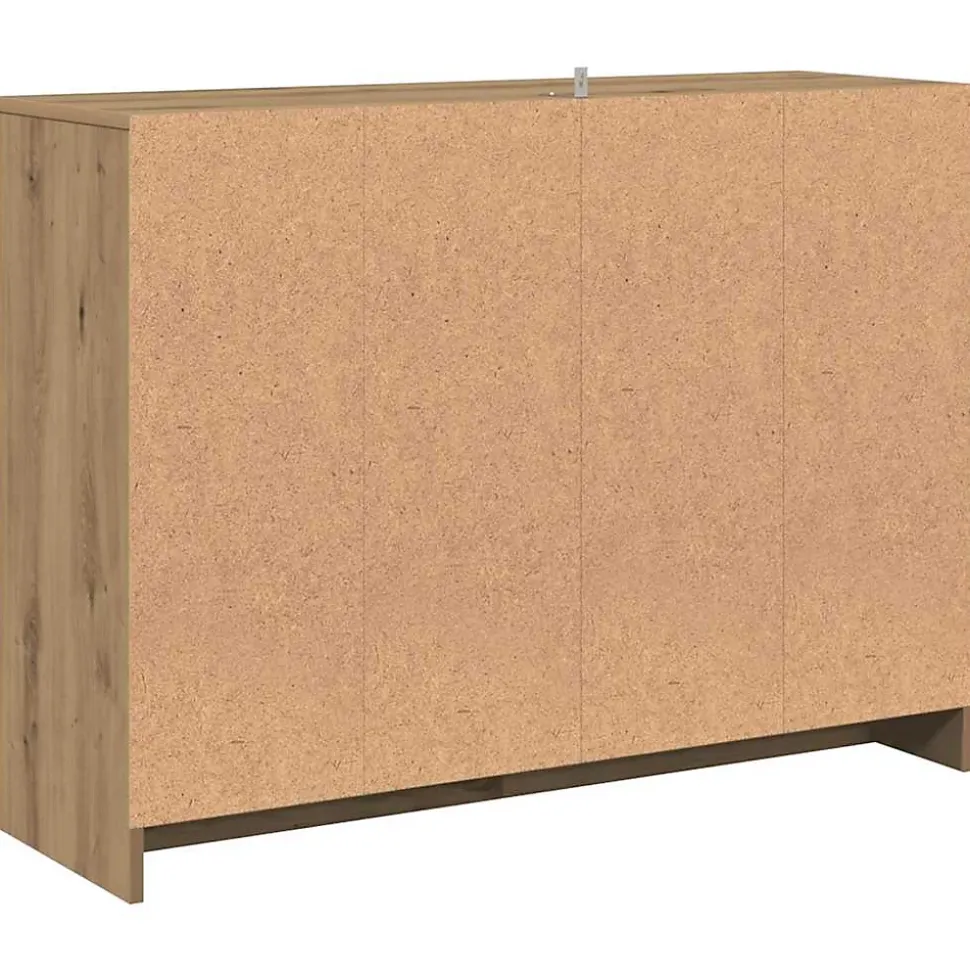 Buffet chêne artisanal 102x33x75 cm bois d'ingénierie vidaXL