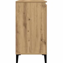Buffet chêne artisanal 102x35x70 cm bois d'ingénierie vidaXL