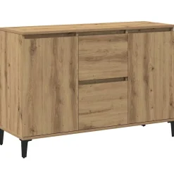 Buffet chêne artisanal 102x35x70 cm bois d'ingénierie vidaXL