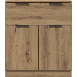 Buffet chêne artisanal 60x30x70 cm bois d'ingénierie vidaXL