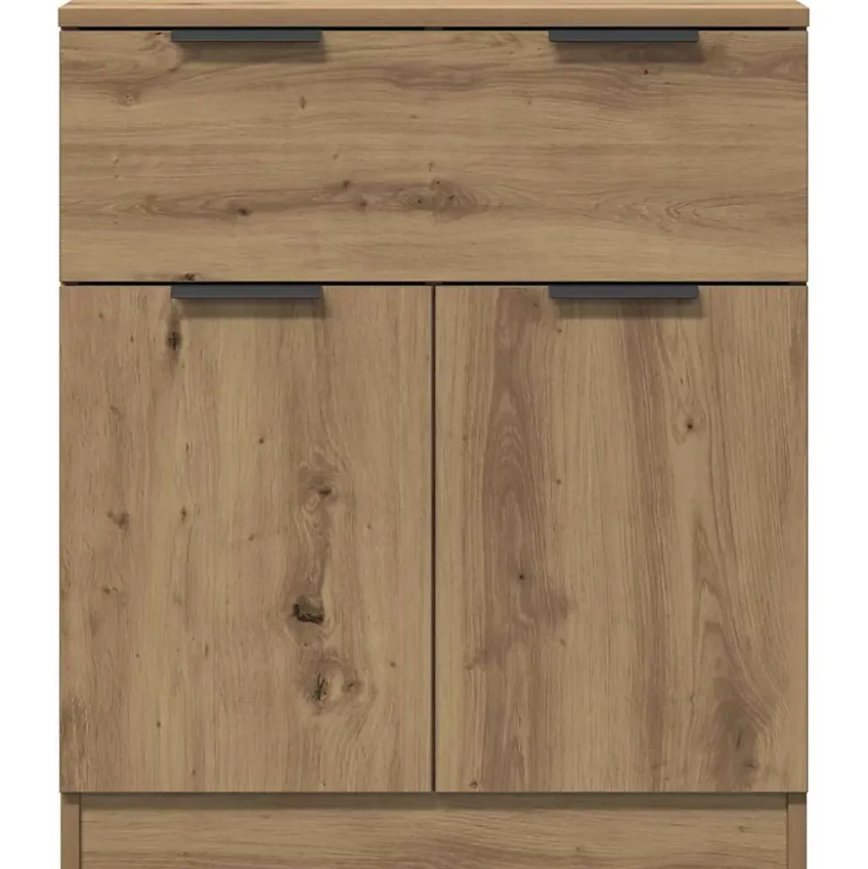 Buffet chêne artisanal 60x30x70 cm bois d'ingénierie vidaXL