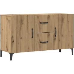 Buffet chêne artisanal 100x36x60 cm bois d'ingénierie vidaXL