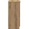 Buffet chêne artisanal 90,5x30x70 cm bois d'ingénierie vidaXL