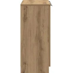 Buffet chêne artisanal 90,5x30x70 cm bois d'ingénierie vidaXL