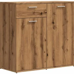 Buffet chêne artisanal 80x36x75 cm bois d'ingénierie vidaXL