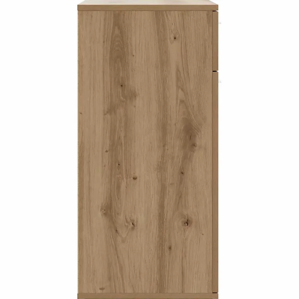 Buffet chêne artisanal 80x36x75 cm bois d'ingénierie vidaXL