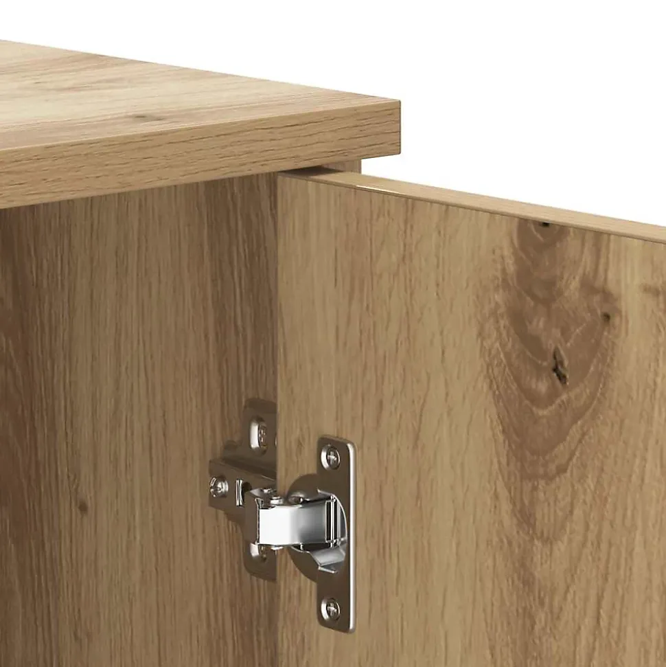 Buffet chêne artisanal 80x36x75 cm bois d'ingénierie vidaXL