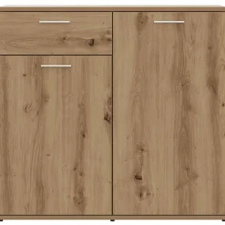 Buffet chêne artisanal 80x36x75 cm bois d'ingénierie vidaXL