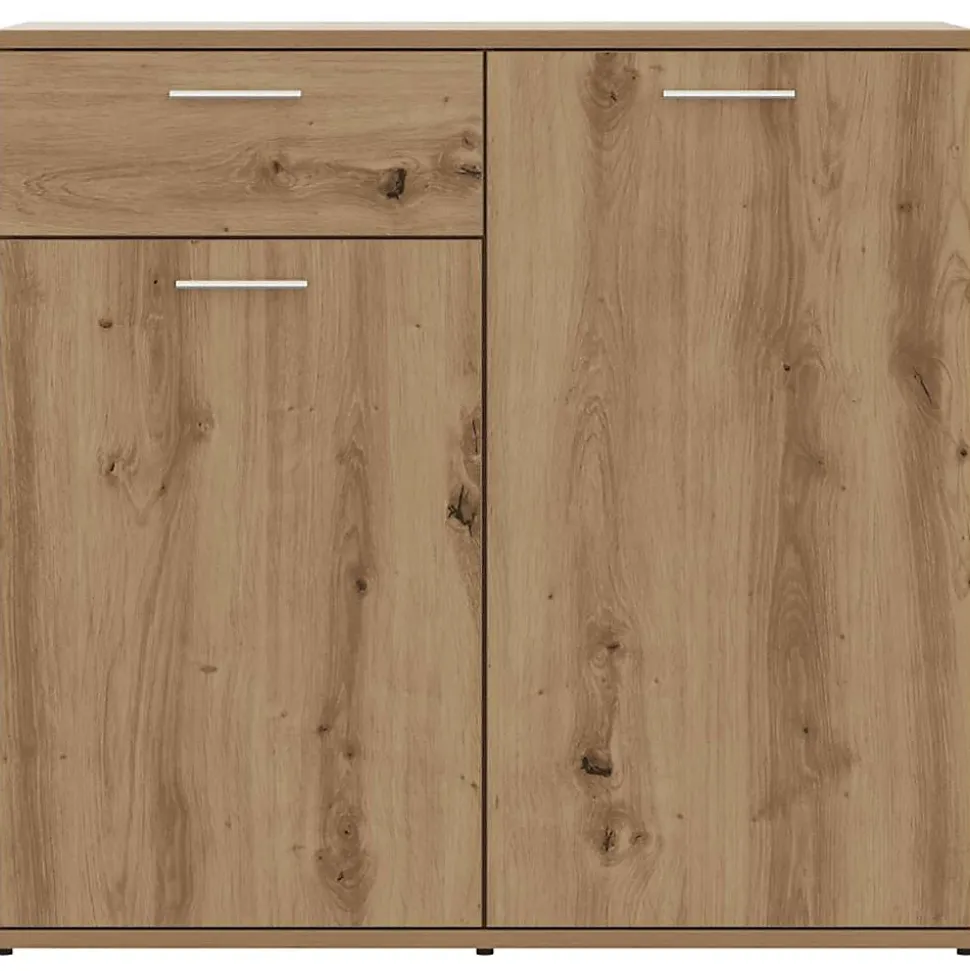 Buffet chêne artisanal 80x36x75 cm bois d'ingénierie vidaXL