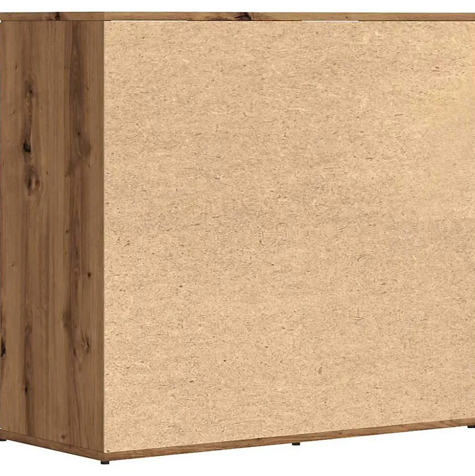 Buffet chêne artisanal 80x36x75 cm bois d'ingénierie vidaXL