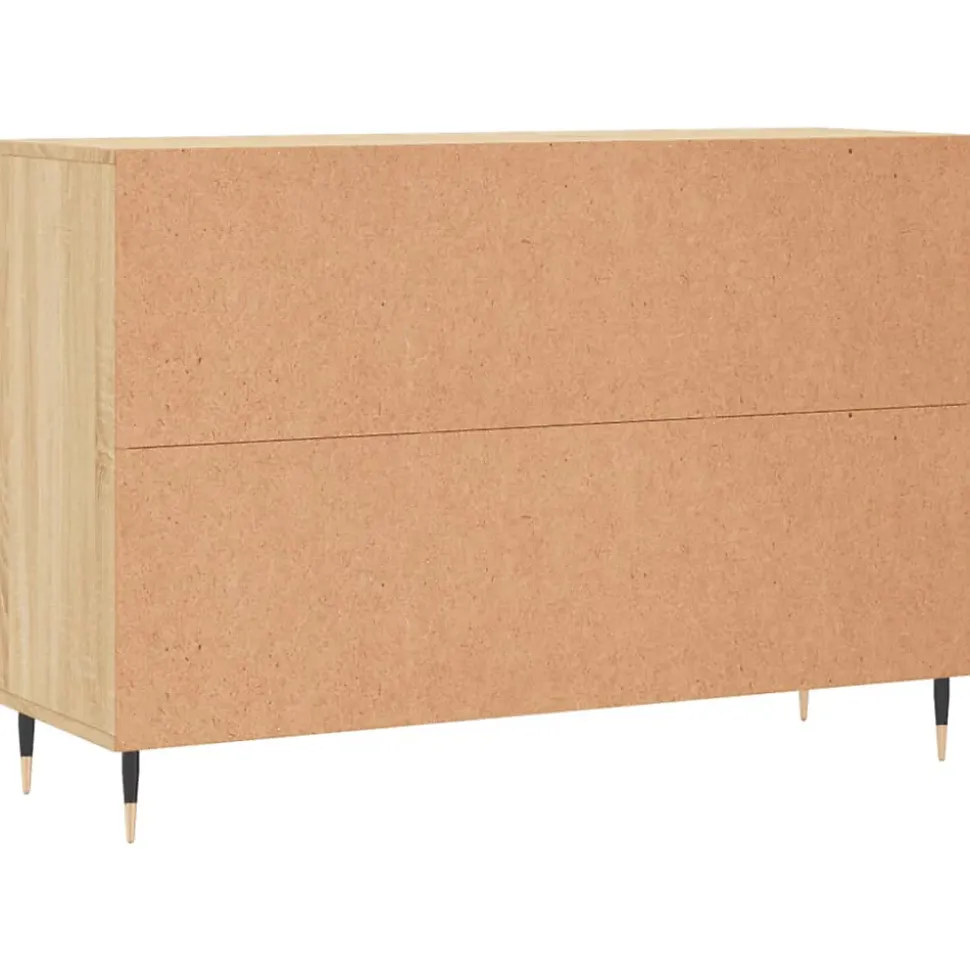 Buffet chêne sonoma 101,5x35x70 cm bois d'ingénierie vidaXL