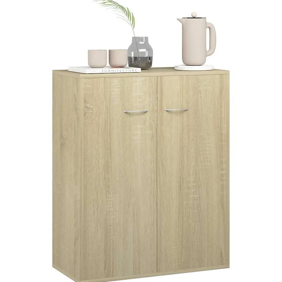 Buffet Chêne sonoma 60x30x75 cm Bois d'ingénierie vidaXL