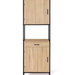 Buffet de cuisine 60 CM DETROIT meuble 2 portes design industriel + tiroir