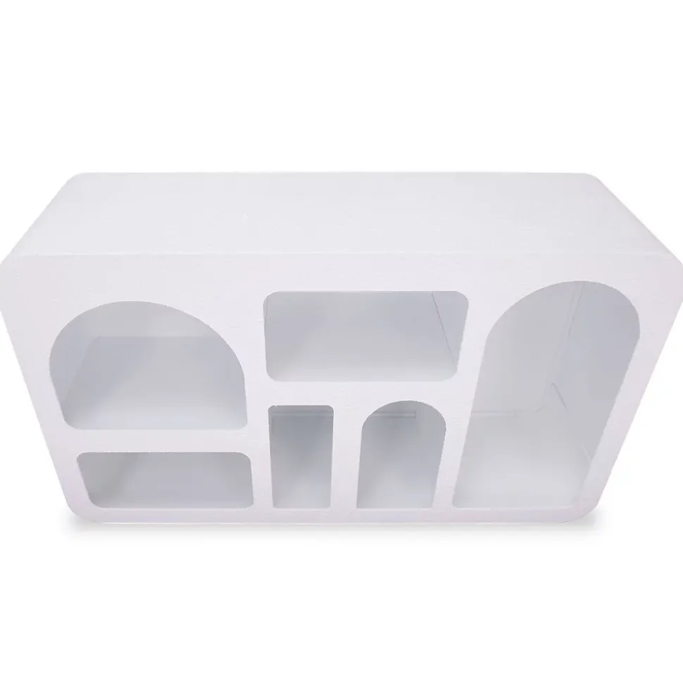 Buffet Design "Troglodyte" 130cm Blanc