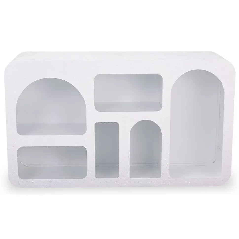 Buffet Design "Troglodyte" 130cm Blanc