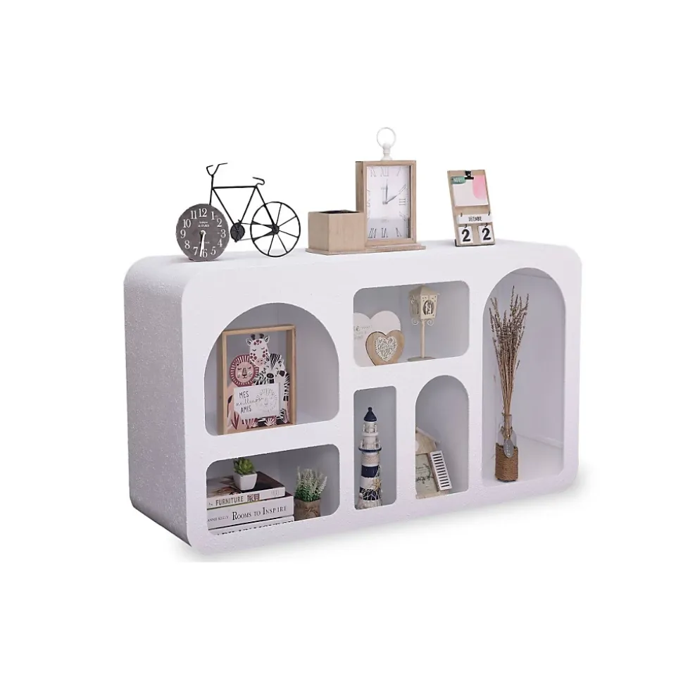 Buffet Design "Troglodyte" 130cm Blanc