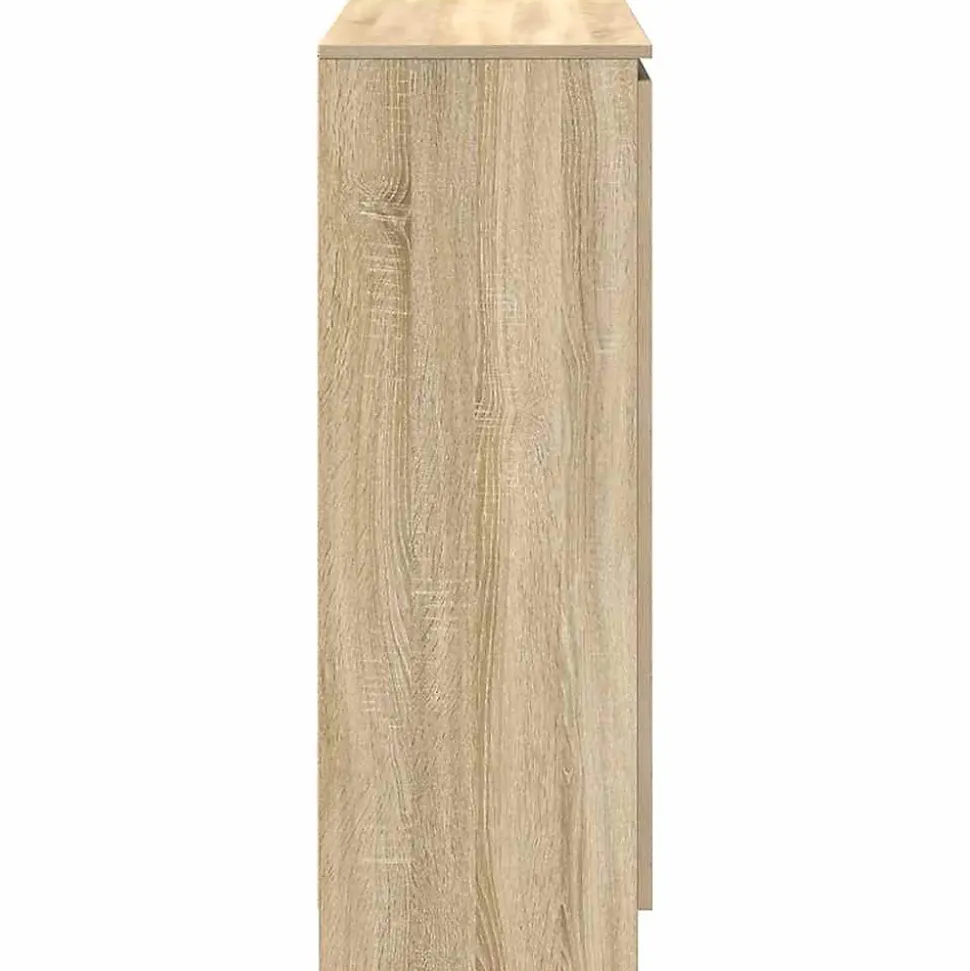 Buffet et tiroirs chêne sonoma 100,5x35x98,5 cm bois ingénierie vidaXL