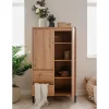 Buffet Haut 2 Portes 2 Tiroirs et 2 Étagères H139 cm - PLOCK