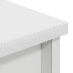 Buffet haut blanc 37,5x35x180 cm bois d'ingénierie vidaXL