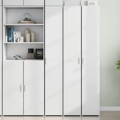 Buffet haut blanc 30x42,5x185 cm bois d'ingénierie vidaXL